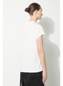 Bavlněné tričko Rick Owens Small Level T-Shirt bílá barva, DS01D1208.RN.11