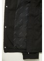 Bavlněná bunda Represent Horizons černá barva, oversize, MLM119.01