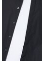 Bavlněná košile Neil Barrett Loose Double Layer Short Sleeve Shirt černá barva, regular, s klasickým límcem, MY60218C-Y051-524N
