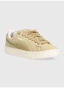 Kožené sneakers boty Puma Suede XL béžová barva, 395205