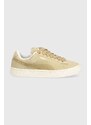 Kožené sneakers boty Puma Suede XL béžová barva, 395205