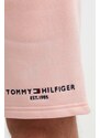 Kraťasy Tommy Hilfiger pánské, růžová barva