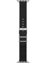 Řemínek pro apple watch Daniel Wellington Smart Watch Strap Cornwall černá barva