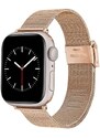 Řemínek pro apple watch Daniel Wellington Smart Watch Mesh strap zlatá barva