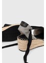 Espadrilky Gant Luliza černá barva, na klínku, 28568593.G00