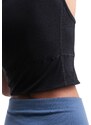 ICEBREAKER Wmns Merino 125 ZoneKnit Energy Wind Cropped Bra-Tank, Black velikost: L