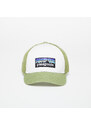 Kšiltovka Patagonia P-6 Logo LoPro Trucker Hat White/ Buckhorn Green