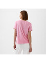 Dámské tričko GAP V-Neck Tee Sugar Pink