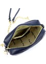 Luxusní kožená kabelka Pierre Cardin FRZ 1848 modrá