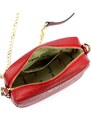 Luxusní kožená kabelka Pierre Cardin FRZ 1848 červená