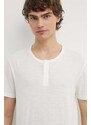 Bavlněné tričko Marc O'Polo bílá barva