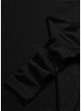 bonprix Oversize svetr s asymetrickým lemem Černá