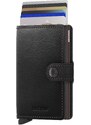 Kožená peněženka SECRID Miniwallet Original Black Brown černá s hnědým pouzdrem