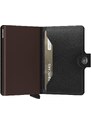 Kožená peněženka SECRID Miniwallet Original Black Brown černá s hnědým pouzdrem