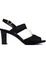 GOODIN Women's black stiletto sandals