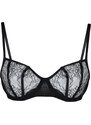 Trendyol Black Lace Piping Capless Knitted Bra