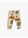 Koton Jogger Sweatpants Nature Theme with Tie Waist Sharding