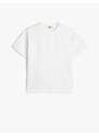 Koton Basic T-Shirt Short Sleeved Crew Neck