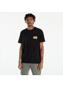 Tommy Hilfiger Pánské tričko Tommy Jeans Oversized Serif Flag Back Logo T-Shirt Black