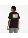 Tommy Hilfiger Pánské tričko Tommy Jeans Oversized Serif Flag Back Logo T-Shirt Black