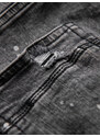 Ombre Clothing Pánské riflové kalhoty - šedá P1065