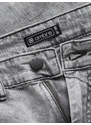 Ombre Clothing Pánské džínové kalhoty SKINNY FIT - šedé V1 P1062