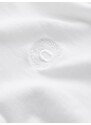 Ombre Clothing Pánská polokošile z piké úpletu - bílá V4 S1374