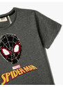 Koton Spider-Man Printed Short Sleeve T-Shirt Licensed Crew Neck