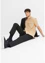 bonprix Business kalhoty Regular Fit z recyklovaného polyesteru, Straight Černá
