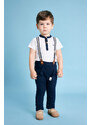DEFACTO Baby Boy Muslin Trousers 2 Piece Set