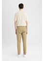 DEFACTO Tapered Fit Double Hem Twill Trousers