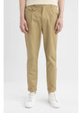 DEFACTO Tapered Fit Double Hem Twill Trousers