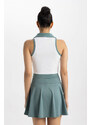 DEFACTO Crop Top Polo Collar Sleeveless Undershirt