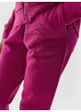 Dívčí tepláky typu jogger 4F - růžové