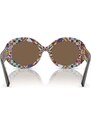 Sluneční brýle Dolce & Gabbana dámské, hnědá barva, 0DG4448