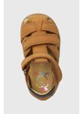 Dětské semišové sandály Shoo Pom PIKA SCRATCH hnědá barva