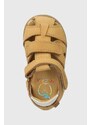 Dětské semišové sandály Shoo Pom PIKA SCRATCH béžová barva