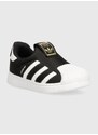 Dětské sneakers boty adidas Originals SUPERSTAR 360 černá barva