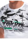 Inny Bílé tričko s nápisem Tokyo S1925