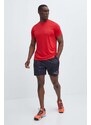 Běžecké tričko Fila Thionville červená barva, FAM0639