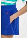 Kraťasy Polo Ralph Lauren dámské, hladké, high waist, 211936222