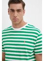 Bavlněné tričko Polo Ralph Lauren zelená barva, 710926999