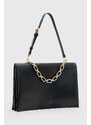 Kožená kabelka AllSaints LUCA SHOULDER BAG černá barva, W003XA