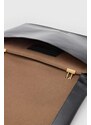 Kožená kabelka AllSaints LUCA SHOULDER BAG černá barva, W003XA