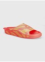 Pantofle adidas by Stella McCartney dámské, růžová barva, na platformě, IF6065