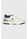 Kožené sneakers boty Lacoste Lineshot Leather Logo bílá barva, 47SMA0062