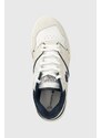 Kožené sneakers boty Lacoste Lineshot Leather Logo bílá barva, 47SMA0062