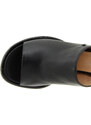 KELTON Dámské kožené černé pantofle AH1902-NERO-255