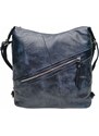 Tapple Velký tmavě modrý kabelko-batoh z eko kůže