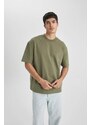 DEFACTO Oversize Fit Crew Neck T-Shirt